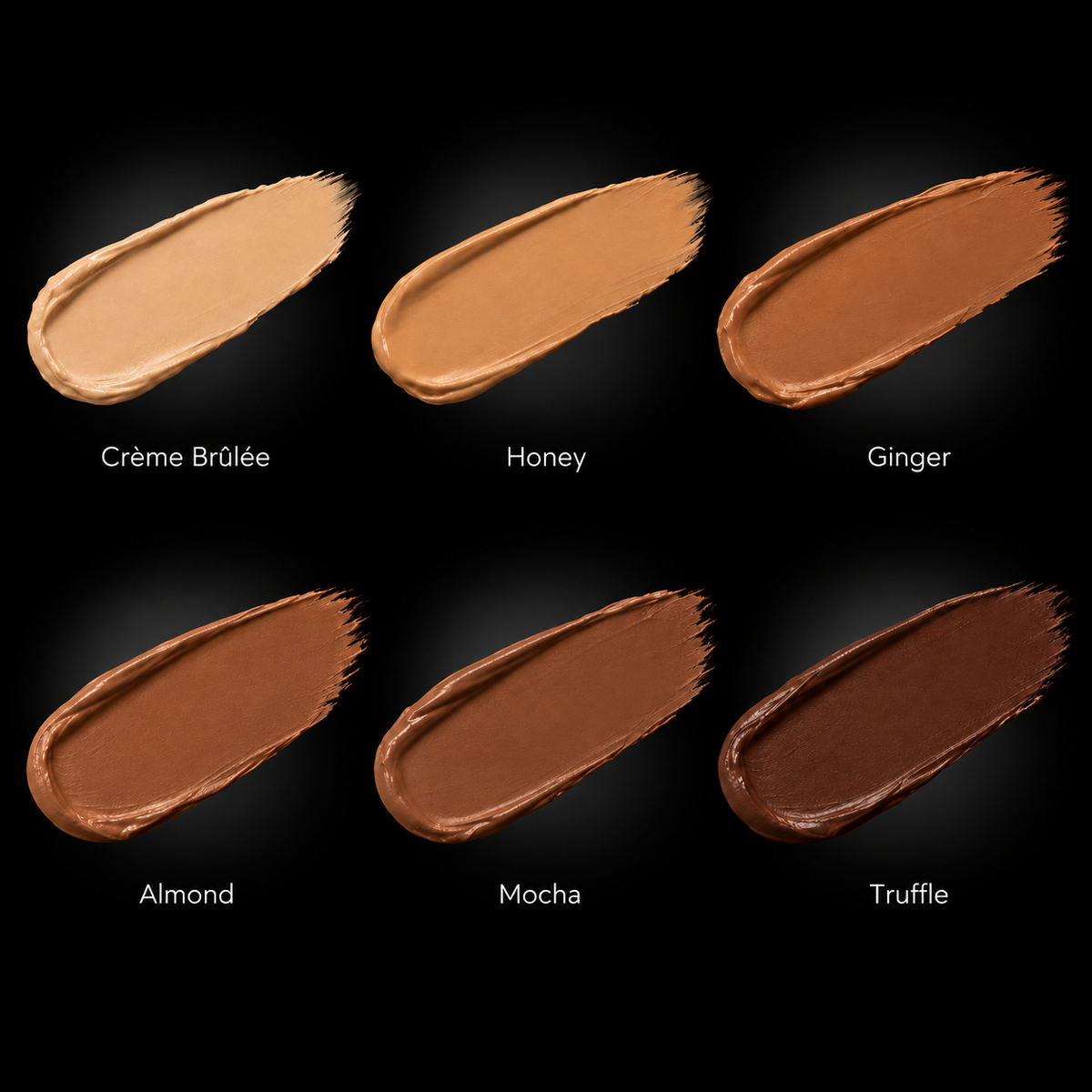 Soft Matte Concealer shades from light to dark
