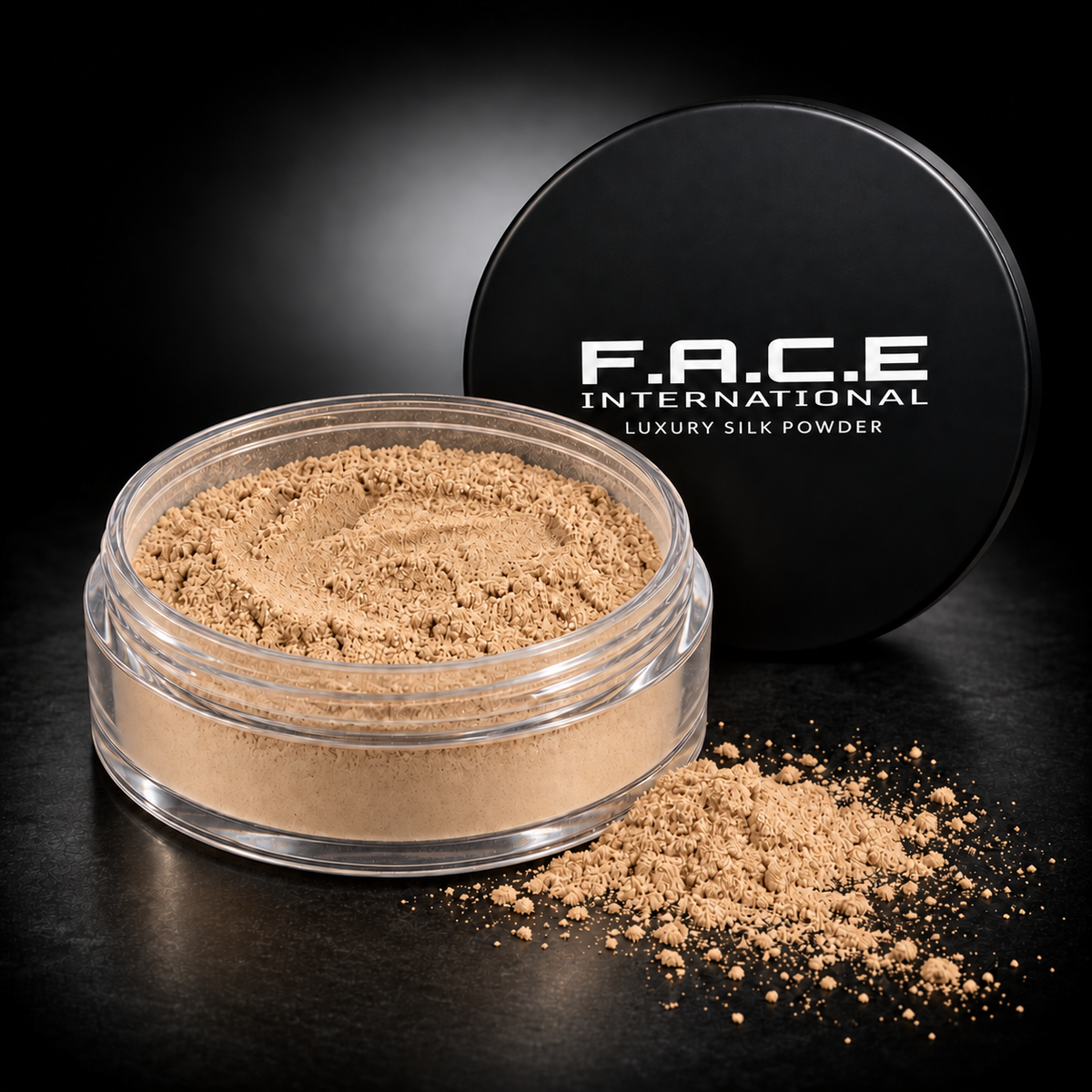 FACE INTERNATIONAL Luxury Silk HD Finishing Powder Nude jar